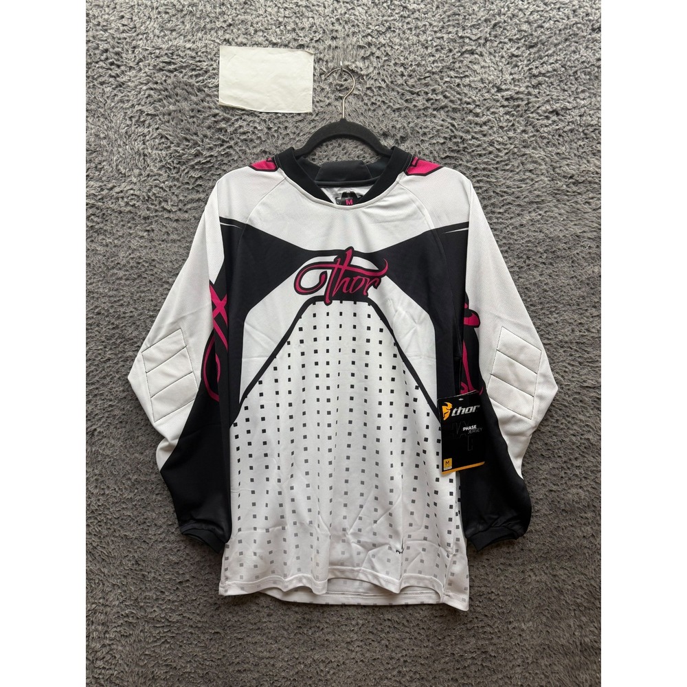 NWD Thor Phase S11 Performance Motocross Racing Jersey Black Women's Size M